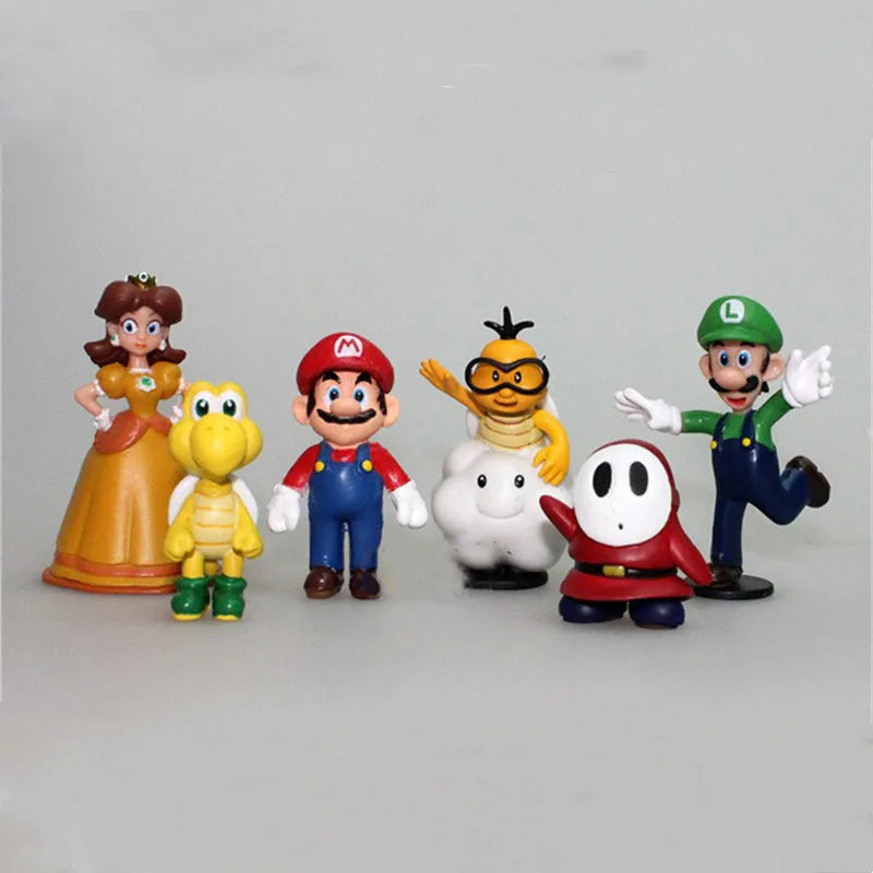 6-Piece Super Mario Doll Set